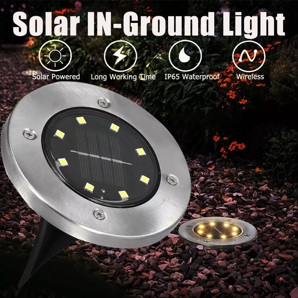 LytHaus™ Solar Powered LED Ground Lights