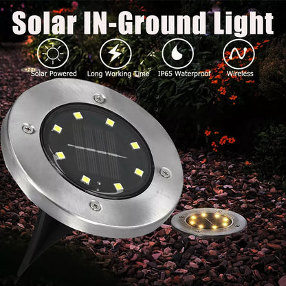 LytHaus™ Solar Powered LED Ground Lights